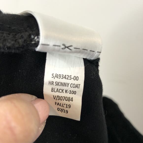 Banana Republic Women's High-Rise Skinny Coated Denim Jeans in Black Size 31 - Picture 10 of 10